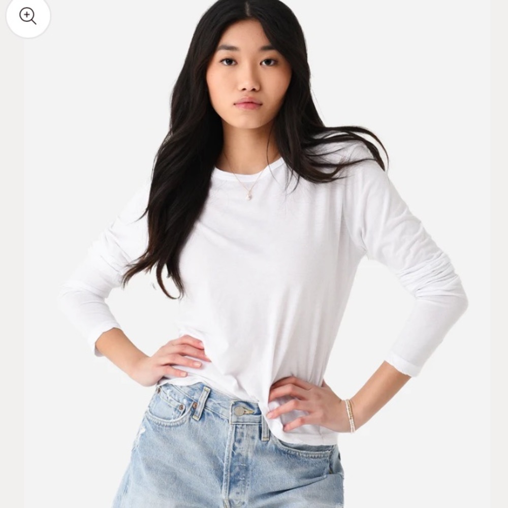 Cotton Citizen White Long Sleeve Tee